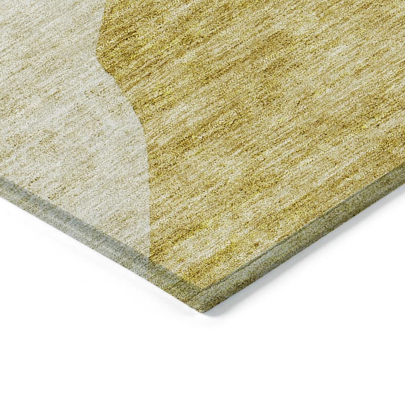 Machine Washable Indoor/ Outdoor Chantille Contemporary Abstract Rug