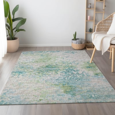 Premium Washable Super Soft Abstract Ombre Mayfield Rug