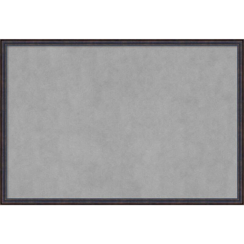 Amanti Art Dark Bronze Scoop Framed Magnetic Board