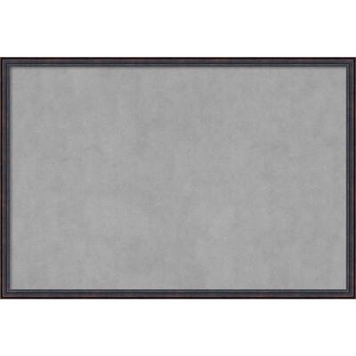 Amanti Art Dark Bronze Scoop Framed Magnetic Board
