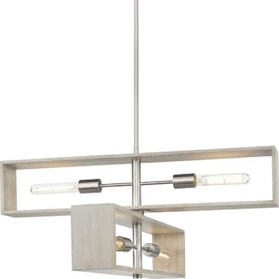 Progress Lighting P400370 Boundary 4 Light 30" Wide Chandelier