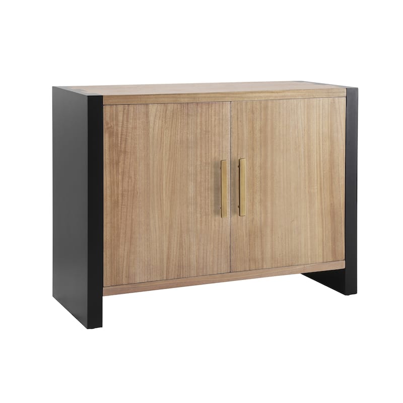 Christopher Knight Home - Alaric Minimalist MDF Paulownia Veneer Sideboard with Adjustable Shelves