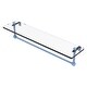 preview thumbnail 21 of 55, Allied Brass 16 Inch Glass Vanity Shelf with Integrated Towel Bar 22 - Flat Troll Blue