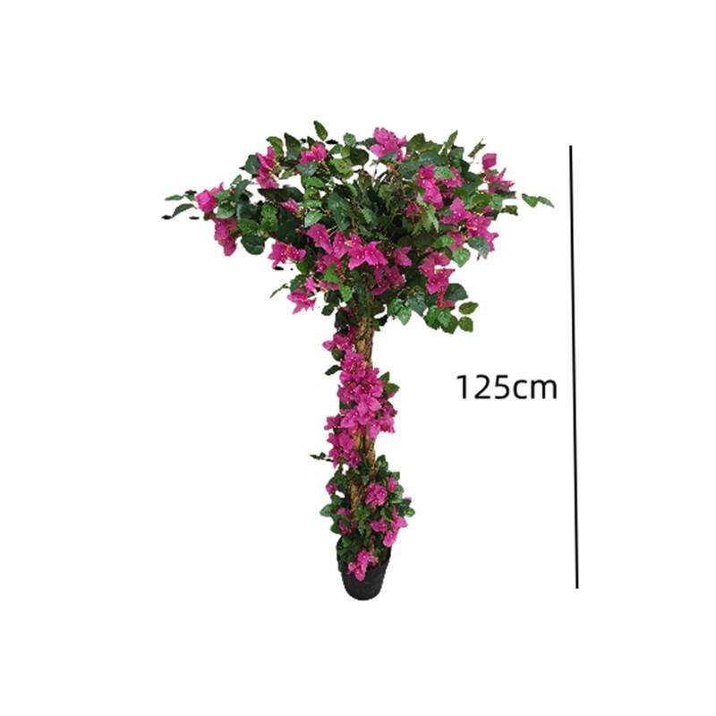 Bougainvillea Artificial Tree With Flowers And Leaves