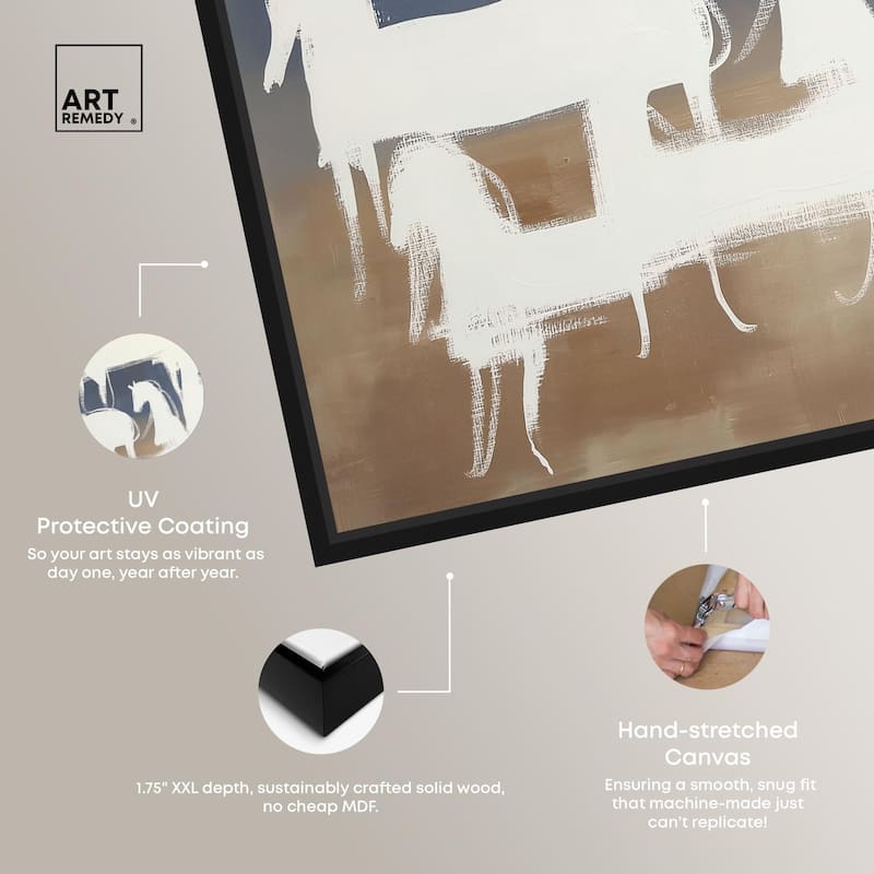 Phantom Herd Canvas by Art Remedy