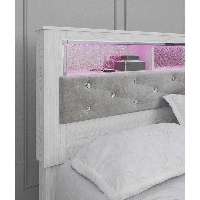 Signature Design by Ashley Altyra White Panel Bookcase Bed