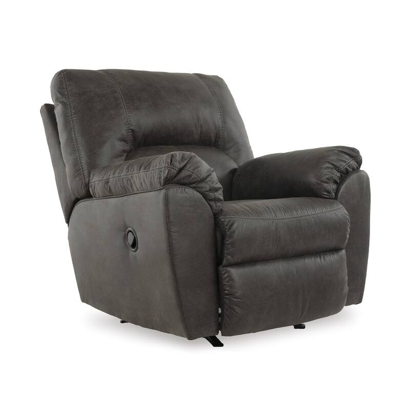 Tambo Contemporary Rocker Recliner Pewter