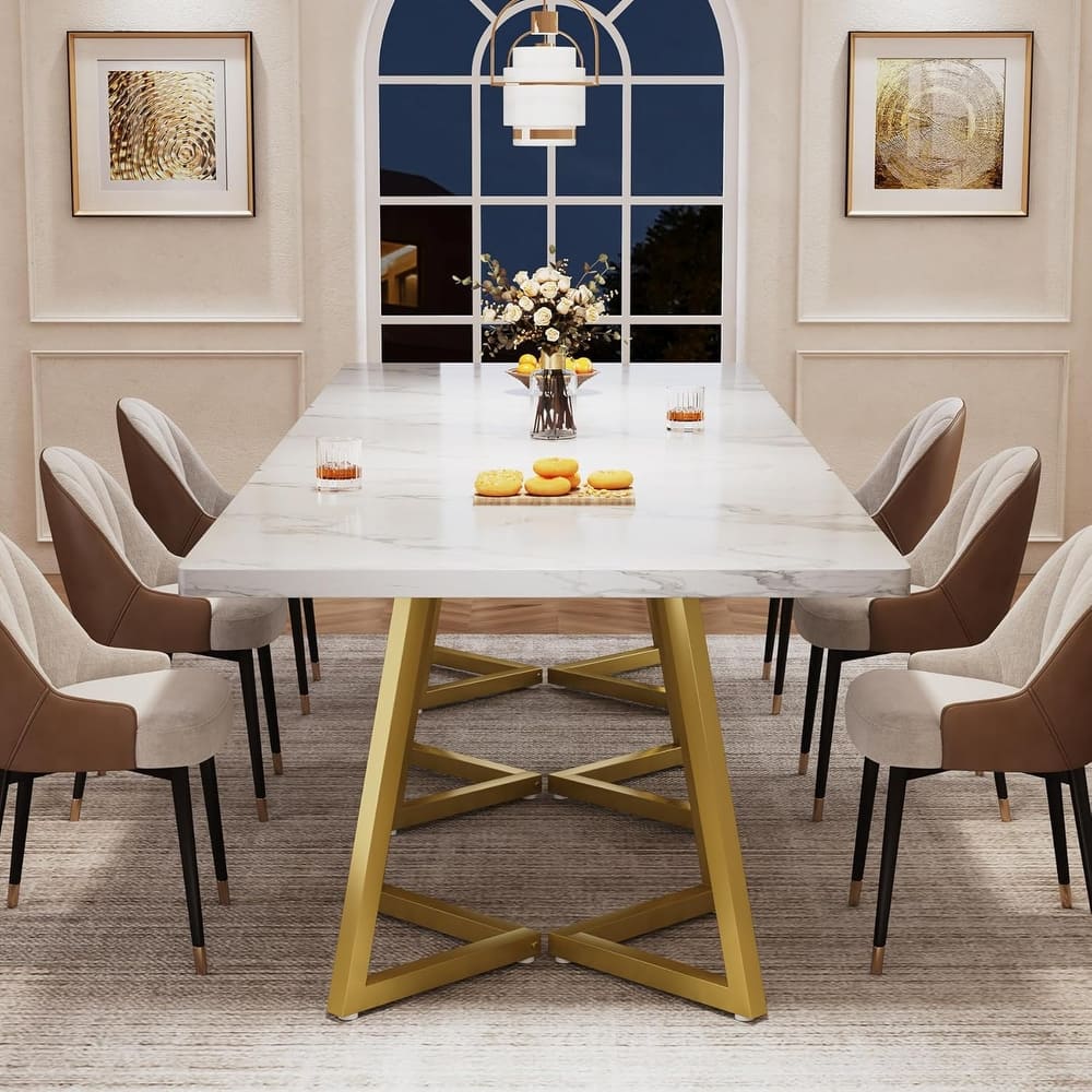 31.5 Inches Wood Square Dinner Table with Metal Base