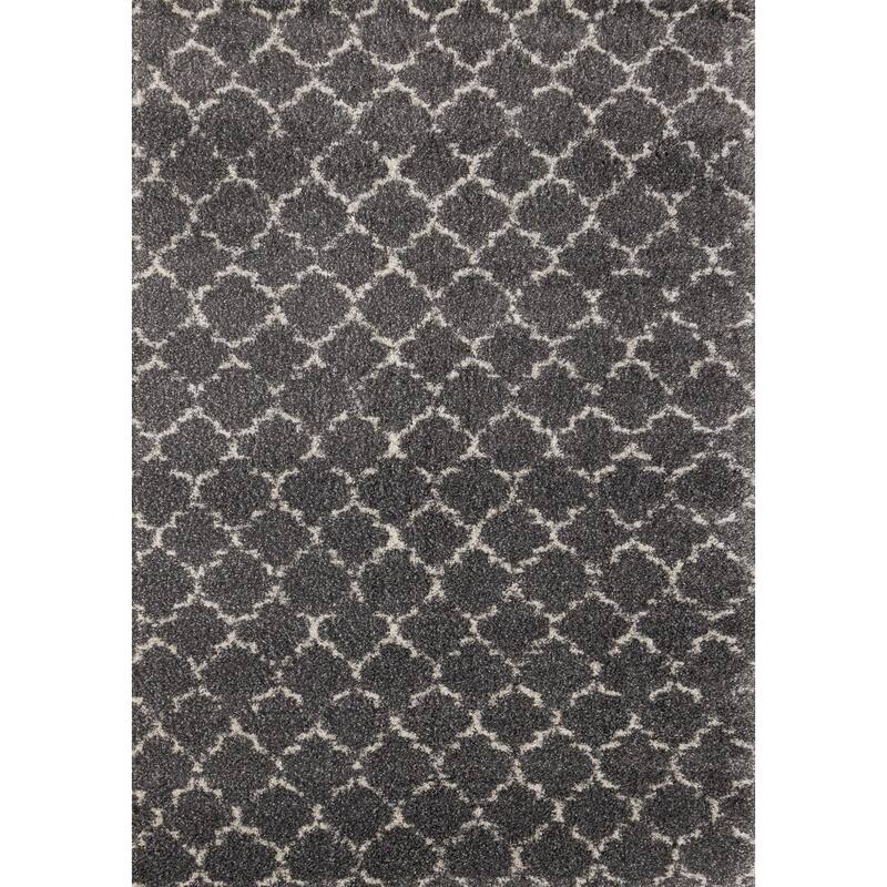 HomeRoots Ogee Modern Rectangle Area Rug