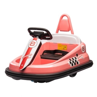 6V Kids Electric Go Kart Bumper Car - Safe and Fun with Remote Control and Anti-Collision Padding