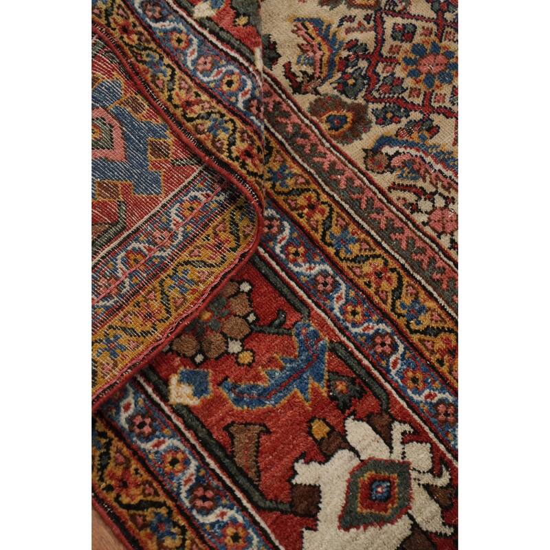 Hand Knotted Oriental 100% Wool Carpet Traditional All-Over Beige & Ivories Sultanabad Area Rug - 17' 2'' X 11' 7''