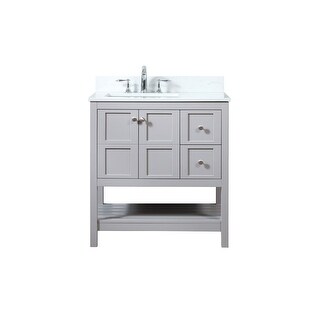 Turner 32 inch Single Bathroom Vanity with Backsplash - Bed Bath ...