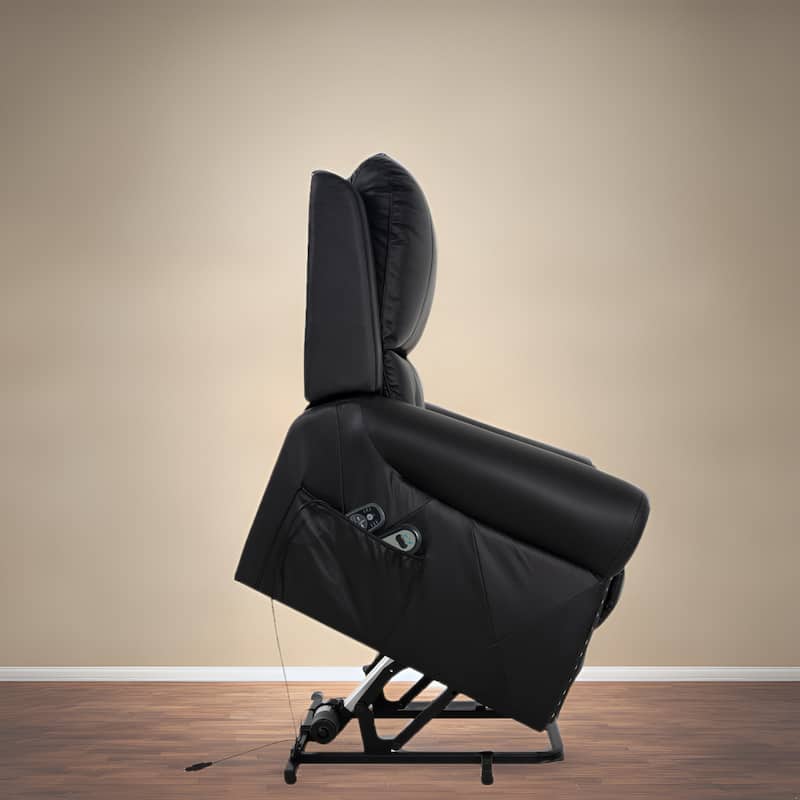 Luxury Air Leather Power Lift Recliner Chair with Heat & Massage – Perfect for Elderly Assistance