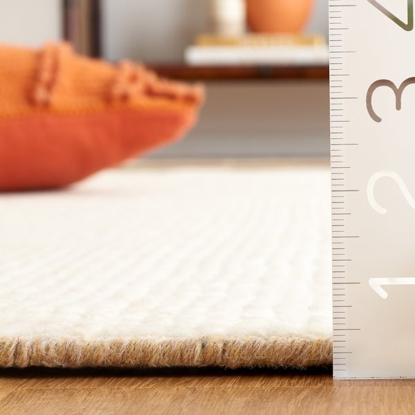 dimension image slide 1 of 2, SAFAVIEH Hand-Knotted Nomad Velina Boho Wool Rug