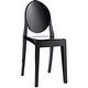 preview thumbnail 20 of 26, Clear Modern Dining Molded Armless No Arm Side Chairs Stacking Plastic Home Office Kitchen Work Bedroom Designer