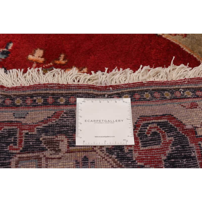 Anadol Navy, Red Rug 4'3" x 6'11" - 5'5 x 7'7