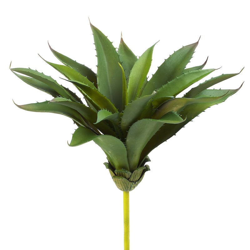 Enova Home 1pc 11" Artificial Succulent Bush Faux Plant Indoor & Outdoor Decoration - Green - Green