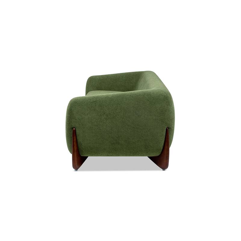 Alpine 90.5" Sherpa Upholstered Sofa