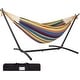 preview thumbnail 54 of 86, Double Cotton Hammock with Space Saving Steel Stand