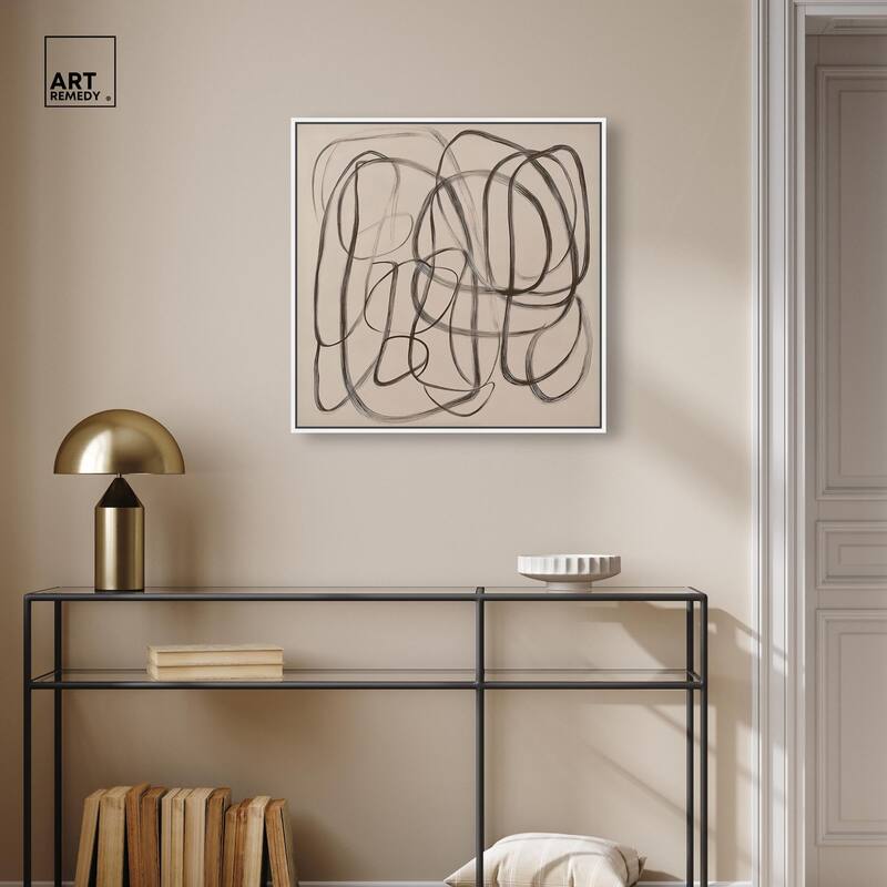 Unbroken Line II Canvas by Art Remedy