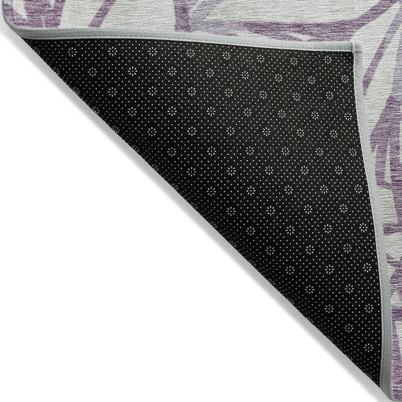 Machine Washable Indoor/ Outdoor Chantille Modern Palms Rug