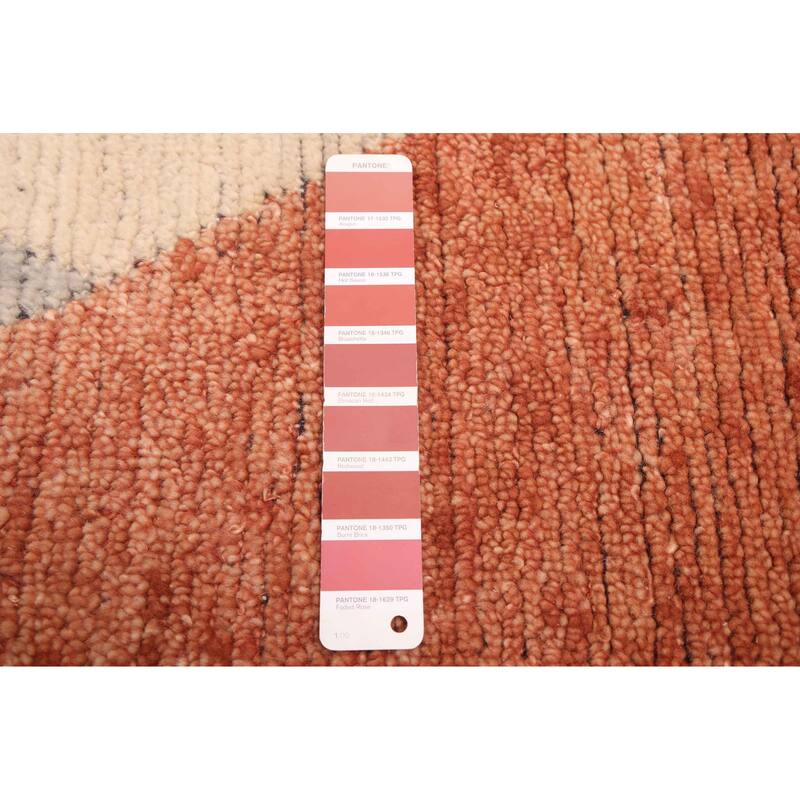 ECARPETGALLERY Hand-knotted Pak Finest Marrakesh Copper, Tan Wool Rug - 8'0 x 10'2