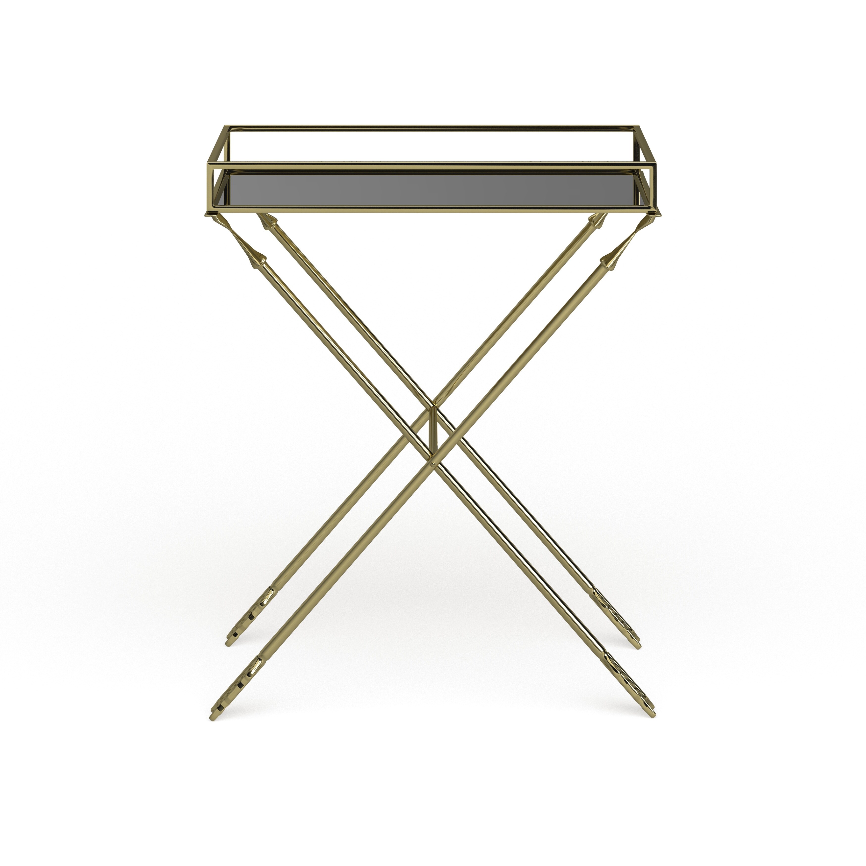 Silver orchid hinding folding tray table cheap
