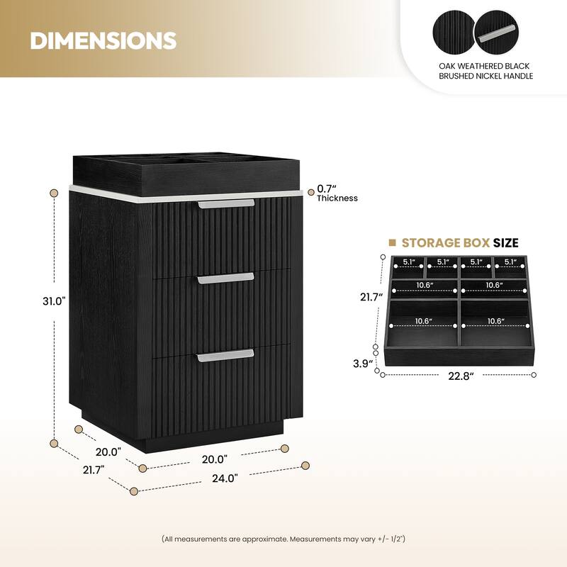 Santarem Solid Wood Partitioned Storage Cabinet
