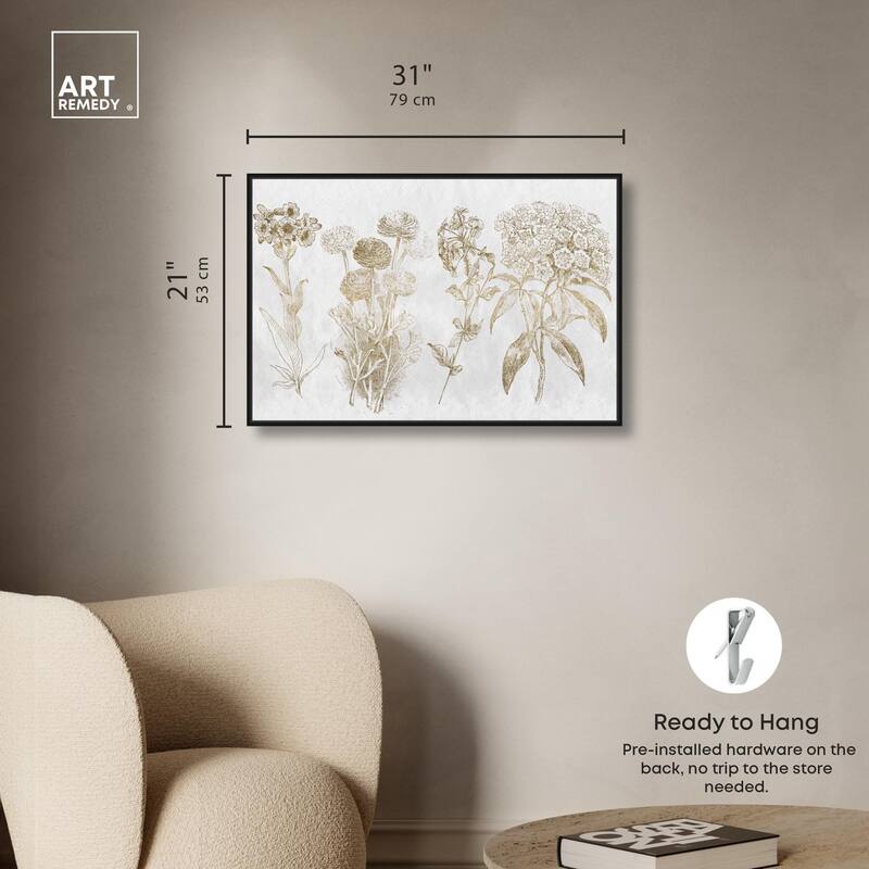 Floral Selection Quad Canvas by Art Remedy