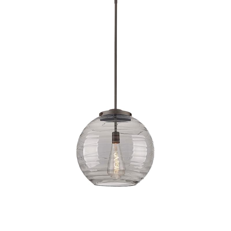 Innovations Lighting 221-1S-18-16 Athens Pendant Athens Deco Swirl 16" - Oil Rubbed Bronze