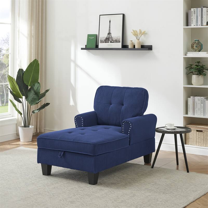 Chaise Lounge Indoor Sleeper Sofa Bed Chair Upholstered Lounge Chair
