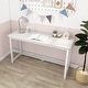 preview thumbnail 33 of 77, Max and Lily Simple Desk White - 55"