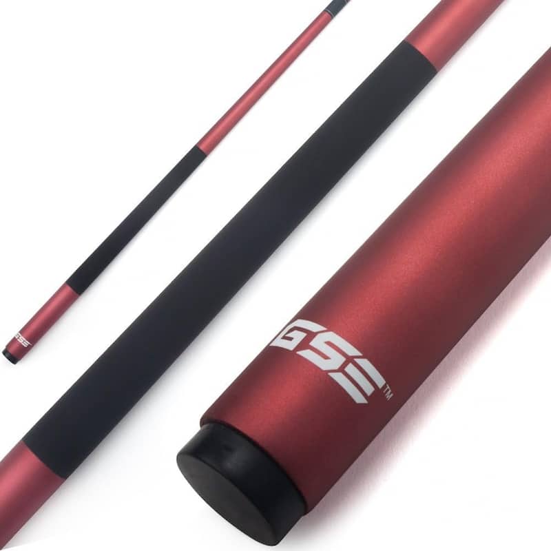 GSE™ 58" 2-Piece Fiberglass Graphite Composite Billiard Pool Cue Stick for Men/Women, Great for House or Commercial/Bar Use - 20oz