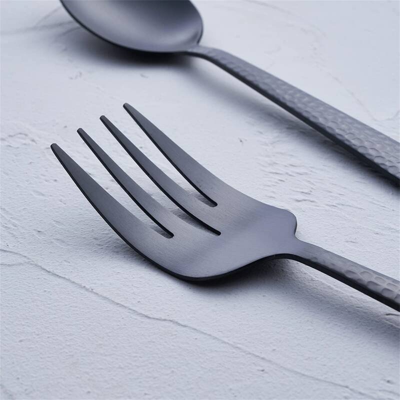 Matte Black Serving Utensil Set - 10.24 x 2.76 x 2.36 inches