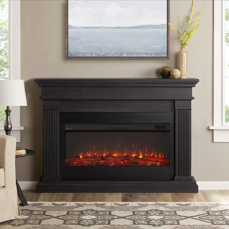 Beau 58.5" Electric Fireplace by Real Flame - Grey