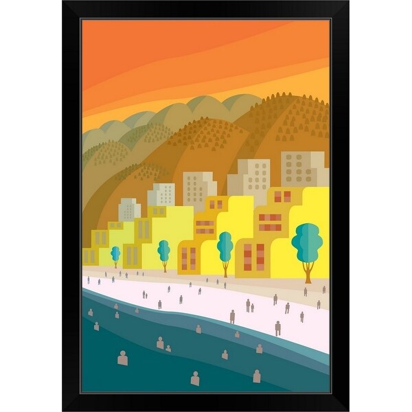 "Puerto Penasco" Black Framed Print