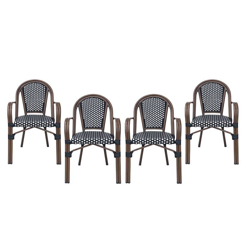 Brianna Outdoor Outdoor Bistro Chairs (Set of 4) by Christopher Knight Home