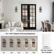 preview thumbnail 2 of 33, Modern Geometric Matte Black LED Flush Mount Wall Sconce Set of 2 or 1