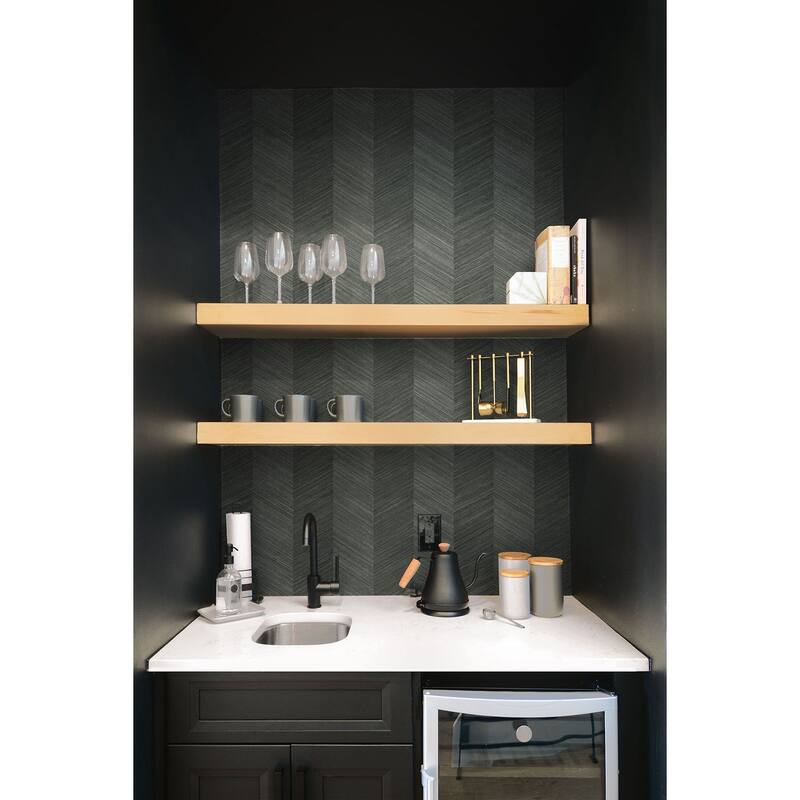 Seabrook Designs Chevy Hemp Embossed Vinyl Unpasted Wallpaper