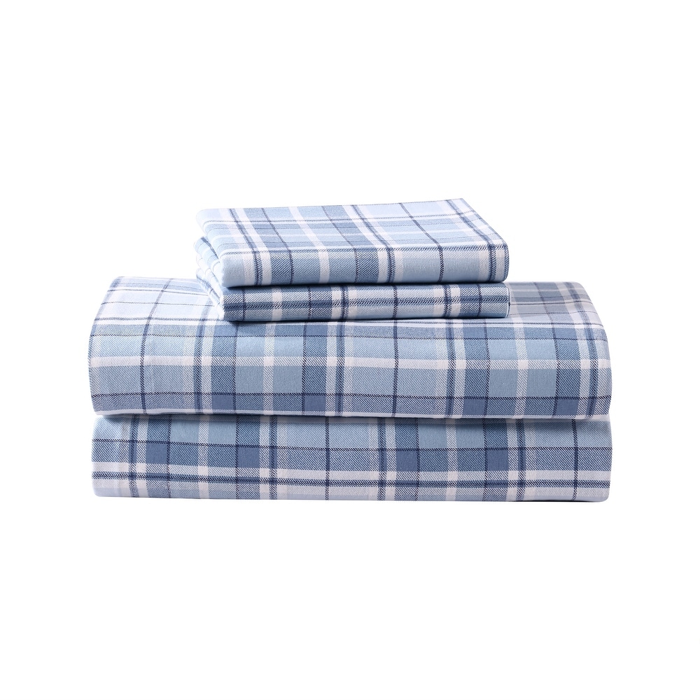 Blue Marble Dragonfly Bed Sheet Set – 4pc King Size Microfiber Sheets, Deep Pocket