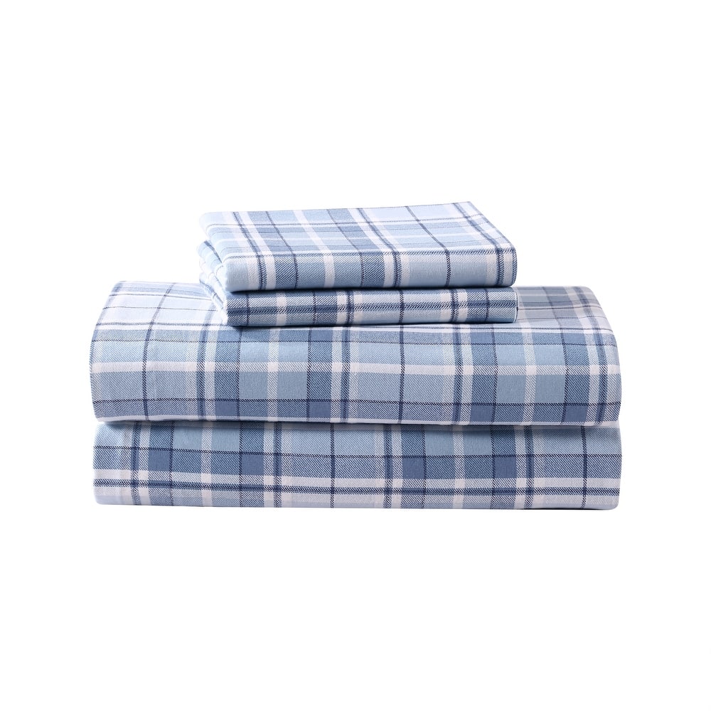 Laura Ashley Printed Cotton Flannel Sheet Set