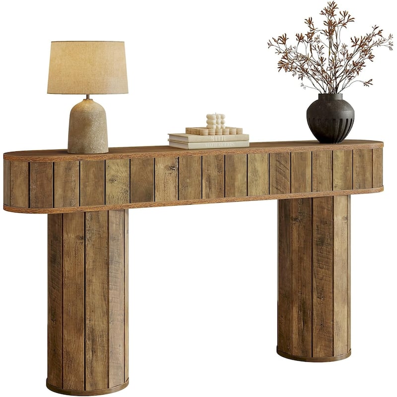 63'' Farmhouse Entryway Console Table Sofa Table