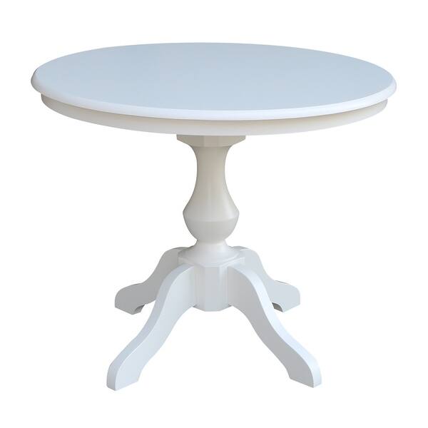 slide 2 of 26, 36" Round Top Pedestal Table