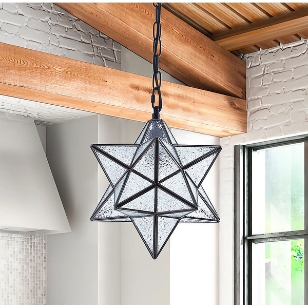 Modern 1 Light Moravian Star Design Pendant Lamp Fixture On Sale Bed Bath Beyond 36920723