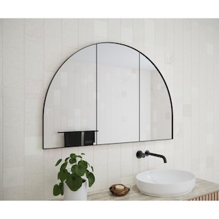 Three Door Steel Frame Arch Shape Medicine Cabinet