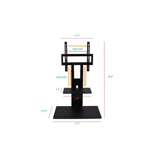 TV Stand with Mount in Black On Sale Bed Bath & Beyond 18901040