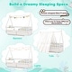 preview thumbnail 18 of 18, Costway Twin Size House Bed with Roof Safety Guardrail 2 Storage