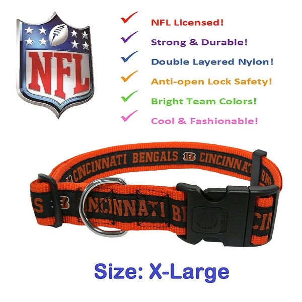 Pets First NFL Dog Collar - Heavy-Duty