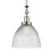 Option Polished Nickel / Clear Halophane
