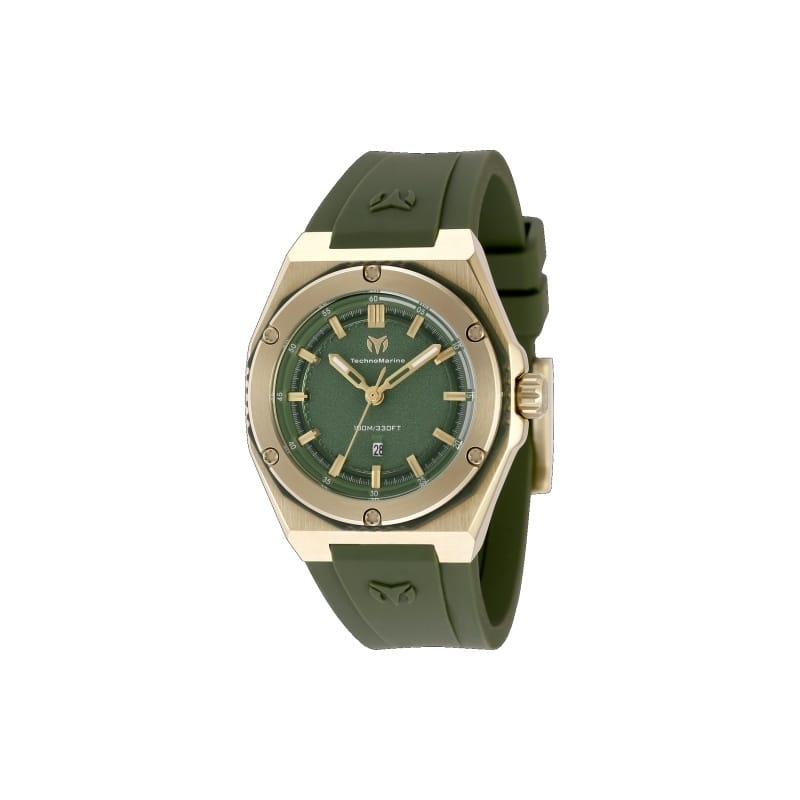 Technomarine Women's TM-416083 CORAL Quartz Olive Green Dial Watch